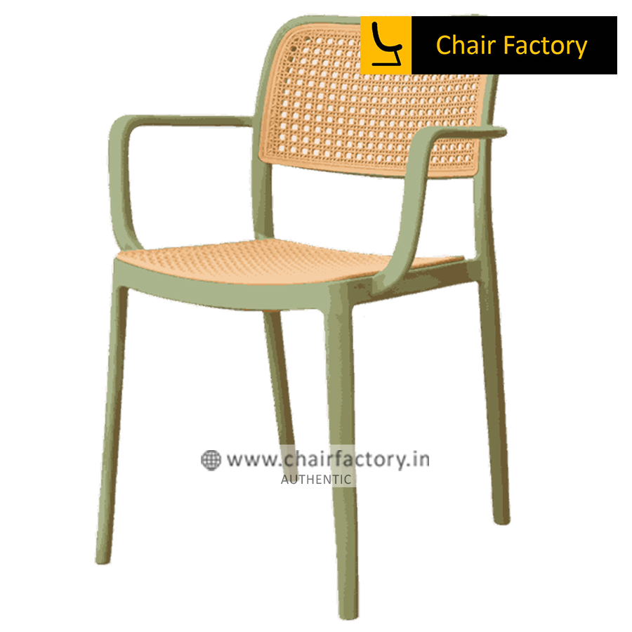  Green Mace Cafe Chair With Arms
